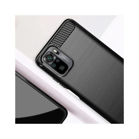 Husa Xiaomi Redmi Note 10 / Redmi Note 10S Lemontti Carbon Case Flexible Albastru