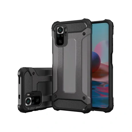 Husa Xiaomi Redmi Note 10 / Redmi Note 10S Lemontti Hybrid Armor Negru