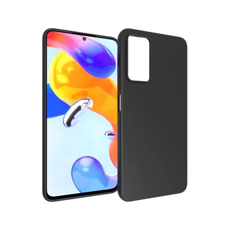 Husa Xiaomi Redmi Note 11 Lemontti Silicon Silky Negru