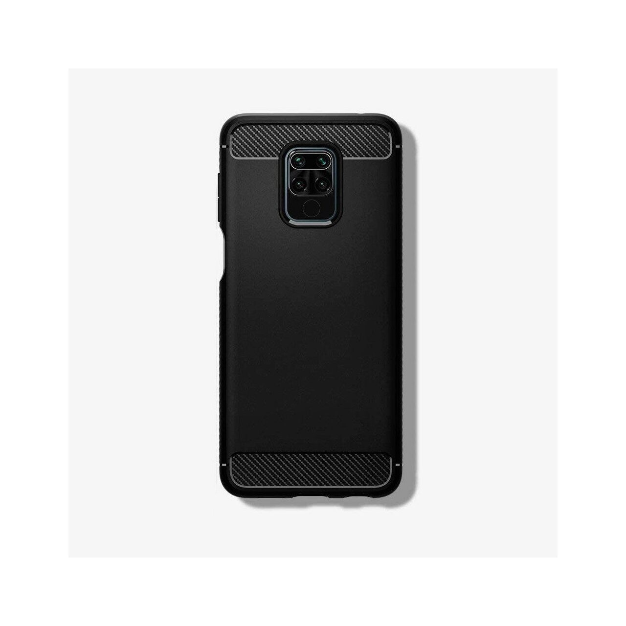 Husa Xiaomi Redmi Note 9 Lemontti Carbon Negru thumb