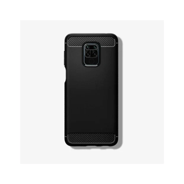 Husa Xiaomi Redmi Note 9 Lemontti Carbon Negru