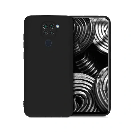 Husa Xiaomi Redmi Note 9 Lemontti Silicon Silky Negru