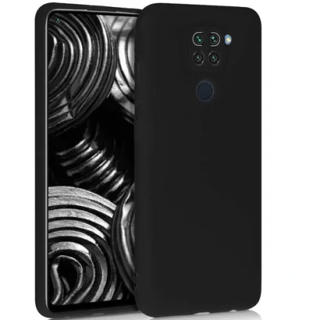 Husa Xiaomi Redmi Note 9 Lemontti Silicon Silky Negru