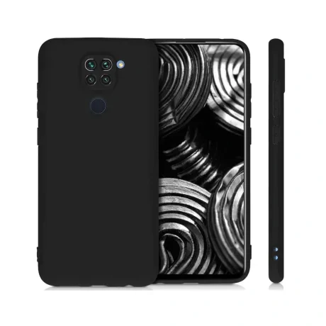 Husa Xiaomi Redmi Note 9 Lemontti Silicon Silky Negru
