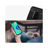 Husa Xiaomi Redmi Note 9 / Redmi 10X 4G Lemontti Carbon Case Flexible Albastru