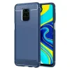 Husa Xiaomi Redmi Note 9 / Redmi 10X 4G Lemontti Carbon Case Flexible Albastru