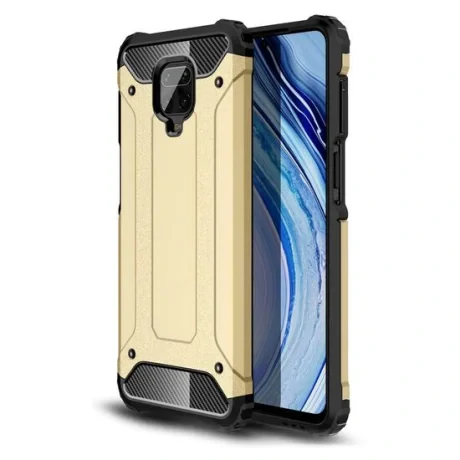 Husa Xiaomi Redmi Note 9 / Redmi 10X 4G Lemontti Hybrid Armor Auriu