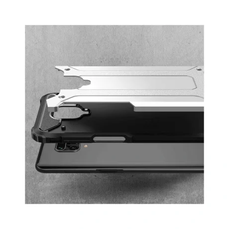 Husa Xiaomi Redmi Note 9 / Redmi 10X 4G Lemontti Hybrid Armor Negru