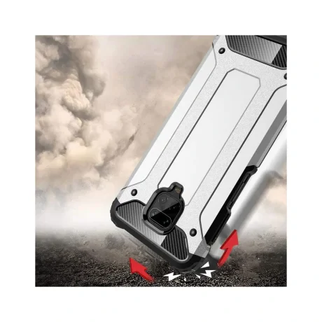 Husa Xiaomi Redmi Note 9 / Redmi 10X 4G Lemontti Hybrid Armor Negru