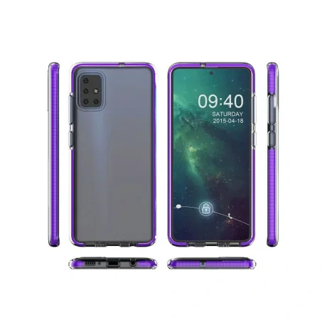 Husa Xiaomi Redmi Note 9 / Redmi 10X 4G Lemontti Spring Case Albastru Deschis