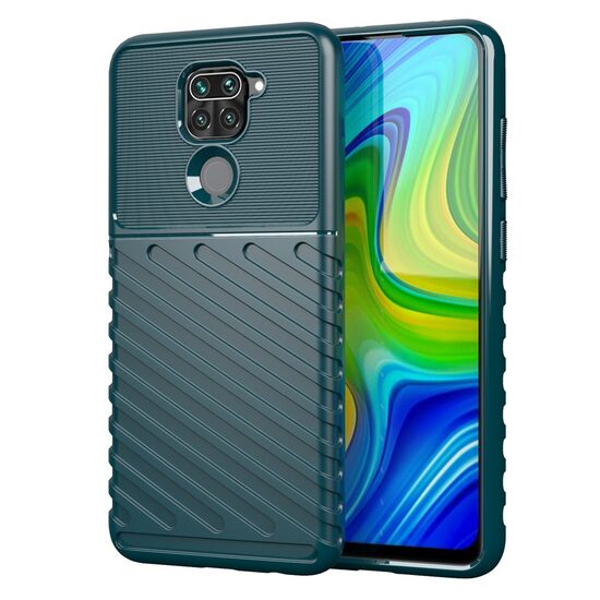 Husa Xiaomi Redmi Note 9 / Redmi 10X 4G Lemontti Thunder Verde thumb