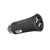 Incarcator Auto Lemontti 3.4A Dual USB Negru