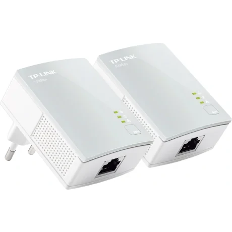 KIT ADAPTOR POWERLINE TP-LINK tehnologie AV,  AV600, pana la 600Mbps, 1 port 10/100Mbps, 2 buc. "TL-PA4010KIT"