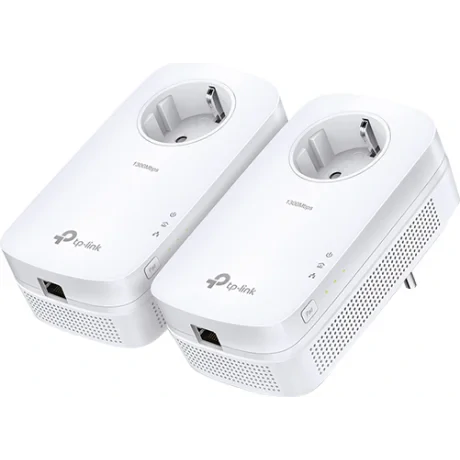 KIT ADAPTOR POWERLINE TP-LINK tehnologie AV2, AV1300, pana la 1300Mbps, 1 port Gigabit, priza AC, 2 buc., "TL-PA8010PKIT"