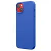 Lemontti Husa Liquid Silicon MagCharge iPhone 14 Albastru (protectie 360°, material fin, captusit cu microfibra)
