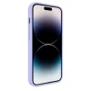 Lemontti Husa Liquid Silicon MagCharge iPhone 14 Pro Mov (protectie 360°, material fin, captusit cu microfibra)