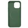 Lemontti Husa Liquid Silicon MagCharge iPhone 14 Pro Verde (protectie 360°, material fin, captusit cu microfibra)