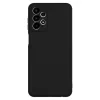 Lemontti Husa Silicon Soft Slim Samsung Galaxy A23 4G / A23 5G Black (material mat si fin, captusit cu microfibra)