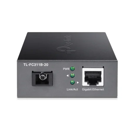 MEDIA CONVERTOR TP-LINK 1 x Gigabit RJ45 WDM Half-Duplex/Full-Duplex, SC single-mode fiber, 1× Gigabit SC Fiber Port, pana la 20km "TL-FC311B-20"