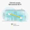 MESH TP-LINK, sistem hibrid, AC1200 + HomePlug AV1000, pt interior, 1200 Mbps, port LAN, WAN, 2.4 GHz | 5 GHz, antena interna x 2, standard 802.11ac, "Deco P9(2-pack)"