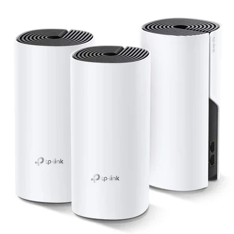MESH TP-LINK, wireless, router AC1200, pt interior, 1200 Mbps, port LAN, WAN, 2.4 GHz | 5 GHz, antena externa x 2, standard 802.11ac, "Deco M4(3-pack)"