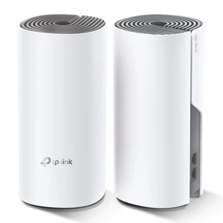 MESH TP-LINK, wireless, router AC1200, pt interior, 1200 Mbps, port LAN, WAN, 2.4 GHz | 5 GHz, antena interna x 2, standard 802.11ac, &quot;Deco E4(2-pack)&quot;