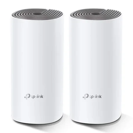 MESH TP-LINK, wireless, router AC1200, pt interior, 1200 Mbps, port LAN, WAN, 2.4 GHz | 5 GHz, antena interna x 2, standard 802.11ac, &quot;Deco E4(2-pack)&quot;