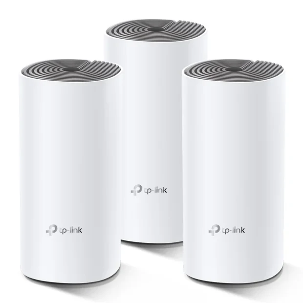 MESH TP-LINK, wireless, router AC1200, pt interior, 1200 Mbps, port LAN, WAN, 2.4 GHz | 5 GHz, antena interna x 2, standard 802.11ac, &quot;Deco E4(3-pack)&quot;