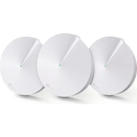 MESH TP-LINK, wireless, router AC1300, pt interior, 1300 Mbps, port LAN, WAN, 2.4 GHz | 5 GHz, antena interna x 4, standard 802.11ac, &quot;Deco M5(3-pack)&quot;