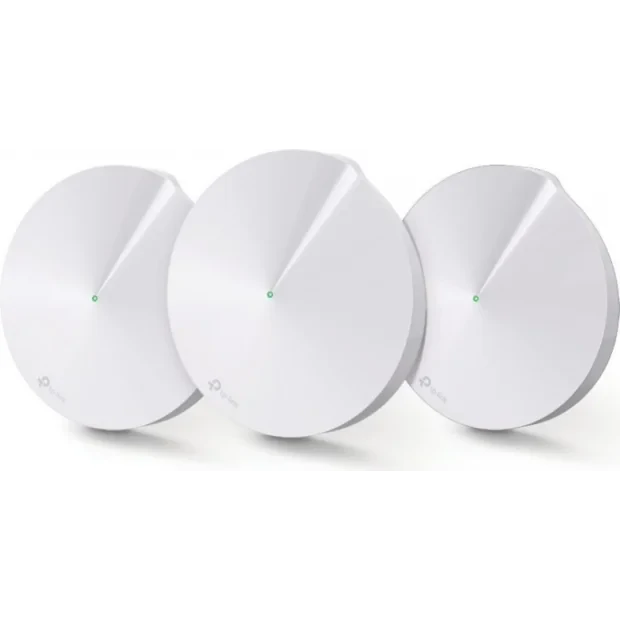 MESH TP-LINK, wireless, router AC1300, pt interior, 1300 Mbps, port LAN, WAN, 2.4 GHz | 5 GHz, antena interna x 4, standard 802.11ac, &quot;Deco M5(3-pack)&quot;