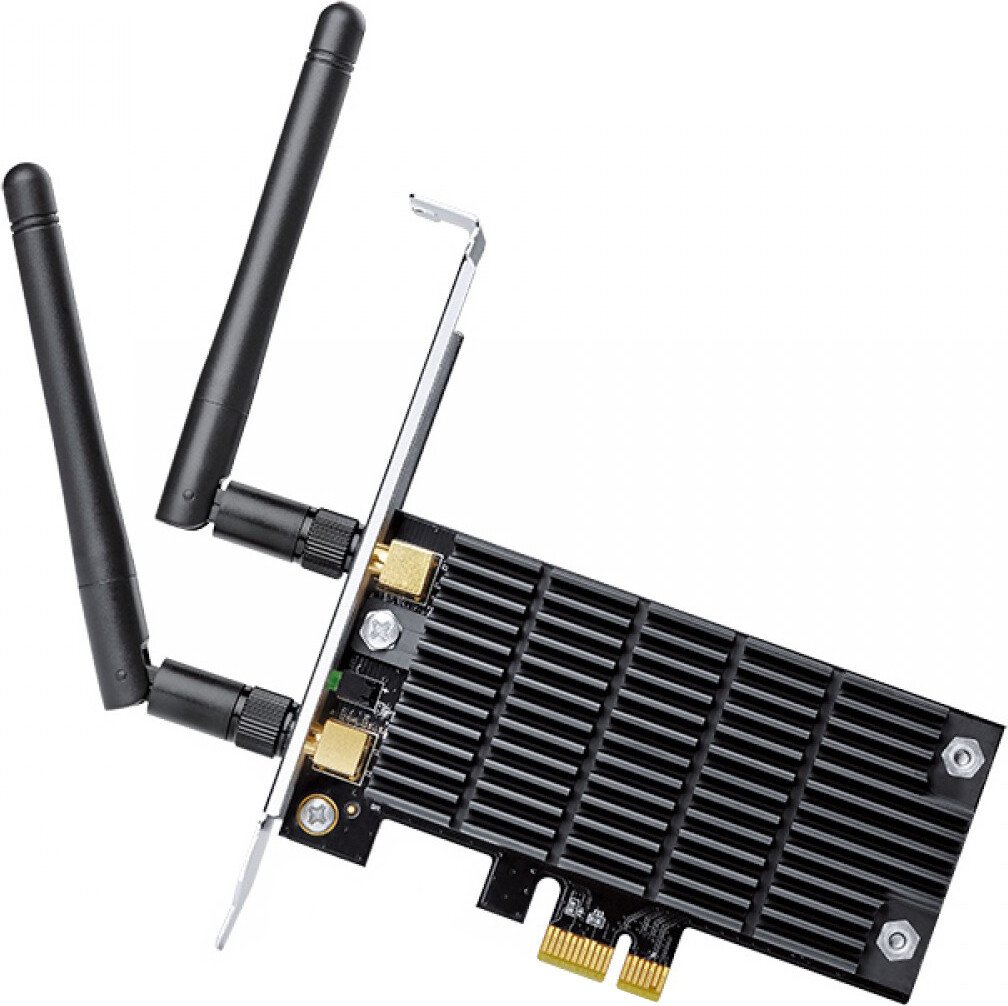 PLACA RETEA TP-LINK AC1300, intern wireless 2.4 GHz | 5 GHz, PCI-E, port, 867 Mbps, antena externa detasabila x 2, "Archer T6E" thumb