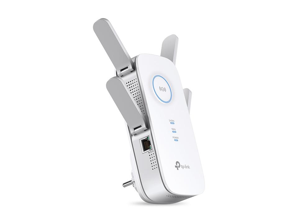 RANGE EXTENDER TP-LINK wireless 2600Mbps, 1 port Gigabit, 4 antene externe, dual band AC2600, 2.4GHz &amp; 5GHz,MU-MIMO "RE650" thumb