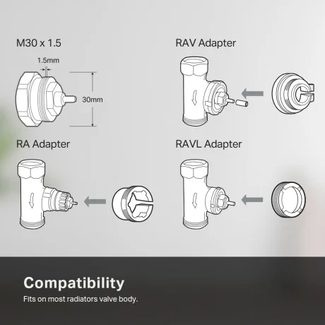 ROBINET CU TERMOSTAT si valva TP-Link, frecventa functionare 868 MHz, include HUB control pana la 32 calorifere, contine 2 baterii AA &quot;KE100 KIT&quot;