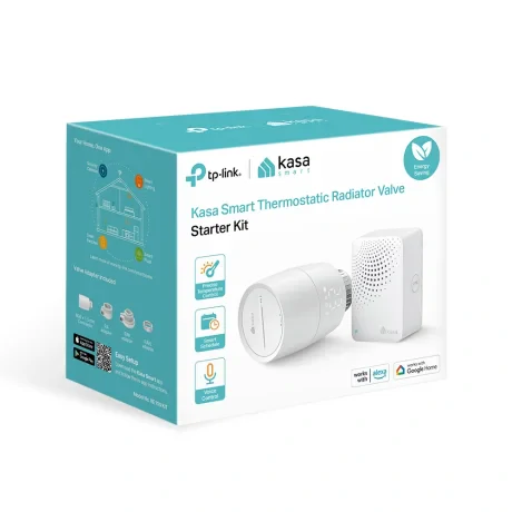 ROBINET CU TERMOSTAT si valva TP-Link, frecventa functionare 868 MHz, include HUB control pana la 32 calorifere, contine 2 baterii AA &quot;KE100 KIT&quot;
