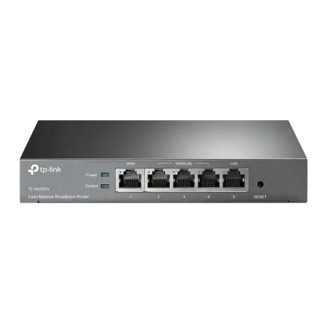 ROUTER TP-LINK wired 10/100 Mb/s, 1 WAN + 1 LAN + 3 WAN/LAN,  TL-R470T+"