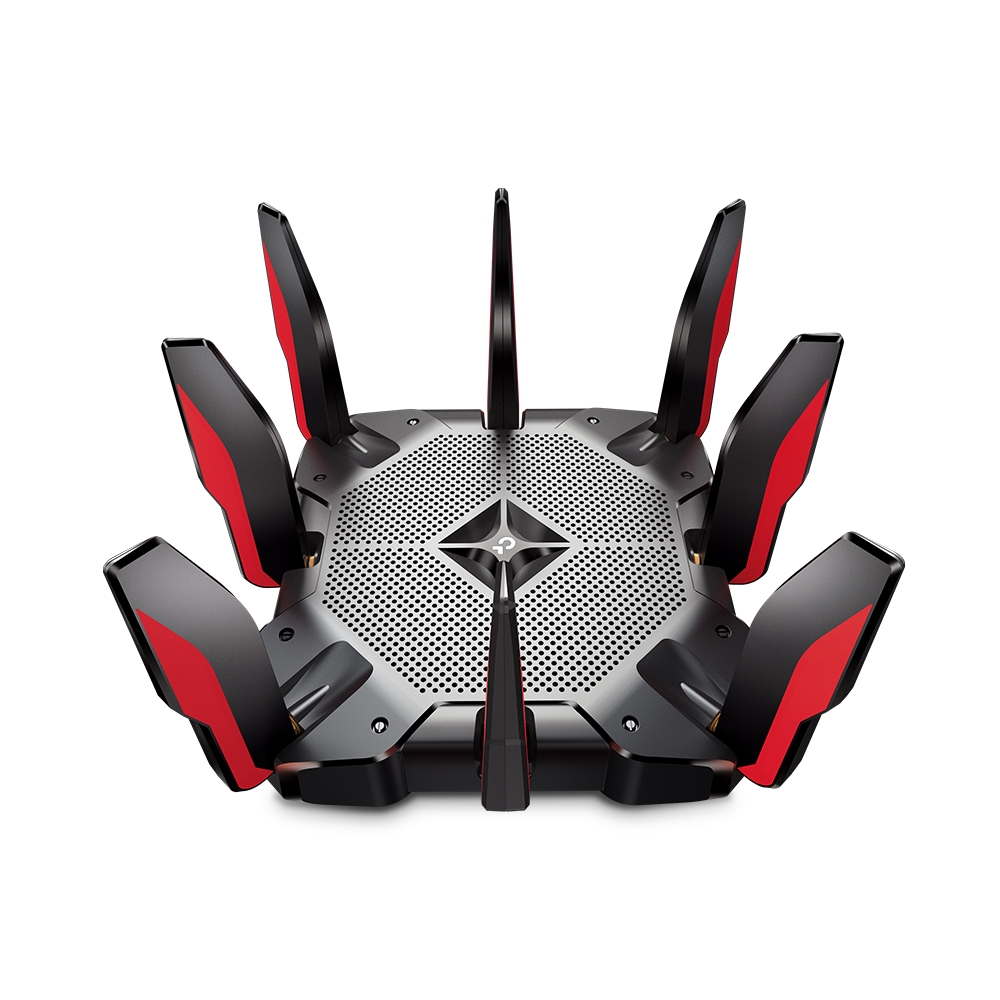 ROUTER TP-LINK wireless 11000Mbps,1 x WAN 2.5Ghz, 8 porturi Gigabit, 8 antene externe, WI-FI 6  "Archer AX11000" (include TV 0.8 lei) thumb