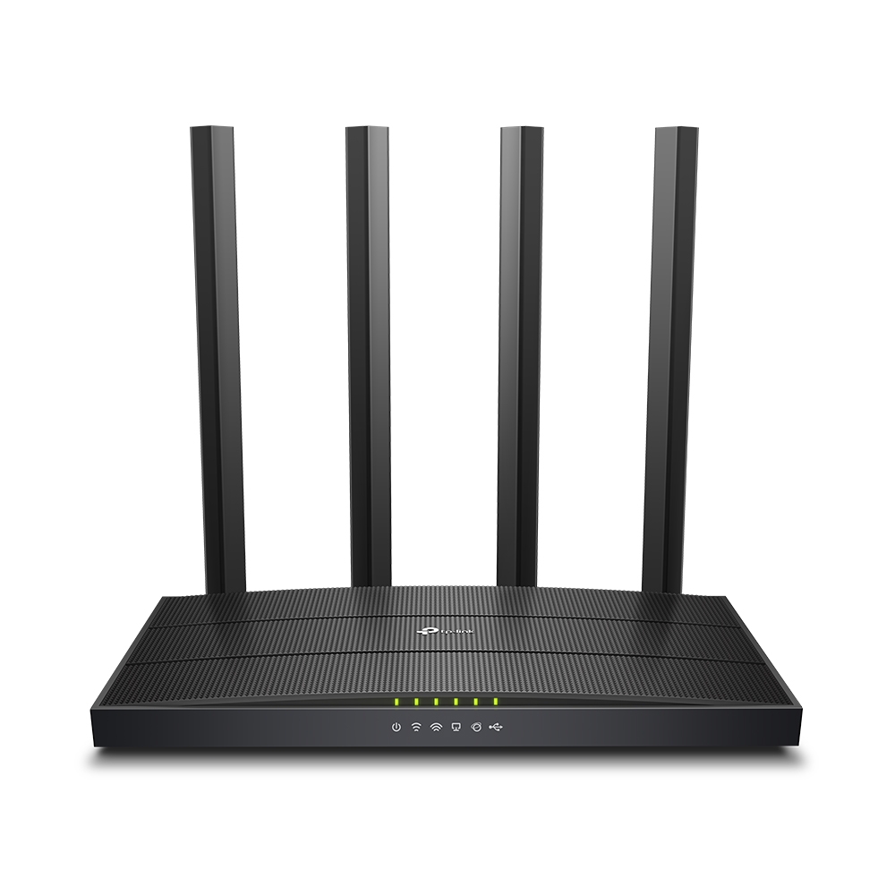 ROUTER TP-LINK wireless 1200Mbps, 4 porturi 10/100/1000Mbps,1 x WAN Gigabit, 4 antene externe, Dual Band AC1200 "Archer C6U" thumb