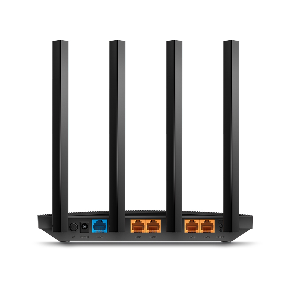 ROUTER TP-LINK wireless 1200Mbps, 4 porturi 10/100/1000Mbps,1 x WAN Gigabit, 4 antene externe, Dual Band AC1200 "Archer C6U" thumb