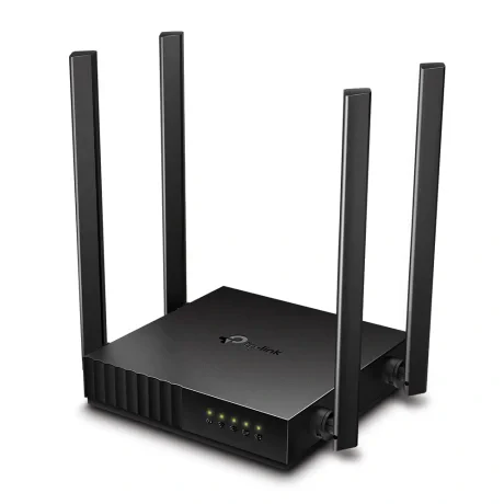 ROUTER TP-LINK wireless 1200Mbps, 4 porturi 10/100Mbps, 4 antene externe, Dual Band AC1200 "Archer C54"