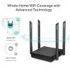 ROUTER TP-LINK wireless 1200Mbps, MU-MIMO, 4 porturi Gigabit, 4 antene externe, Dual Band AC1200 &quot;Archer C64&quot;