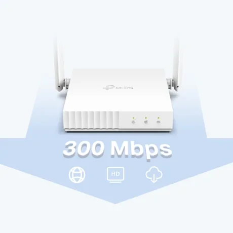 ROUTER TP-LINK wireless  300Mbps, 4 porturi 10/100Mbps, 2 antene externe "TL-WR844N"
