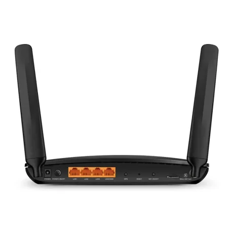ROUTER TP-LINK wireless. 4G LTE (desktop), 1600Mbps. 3 porturi 10/100/1000Mbps + 1 WAN/LAN Gigabit, Dual Band "Archer MR600"