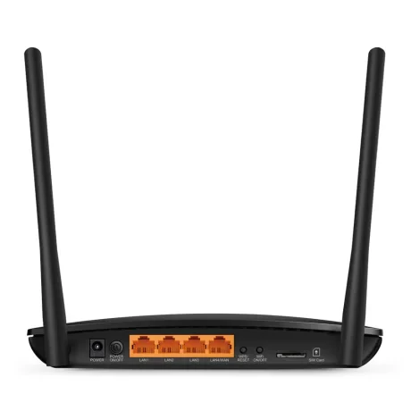 ROUTER TP-LINK wireless. 4G LTE (desktop),  750Mbps, 3 porturi 10/100Mbps + 1 WAN/LAN, AC750, Dual Band slot SIM 4G LTE "Archer MR200"
