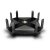 ROUTER TP-LINK wireless 6000Mbps,1 x WAN Gigabit, 8 porturi Gigabit, 2.4 Ghz/5 Ghz dual band, 8 antene externe, WI-FI 6 "Archer AX6000"