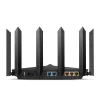 ROUTER TP-LINK wireless 6600Mbps,1 x 2.5 Gbps WAN/LAN, 1 x 1 Gbps WAN/LAN, 3 x Gigabit LAN si 2 x USB, 2.4 Ghz/5 Ghz dual band, 8 antene externe, WI-FI 6 &quot;Archer AX90&quot;