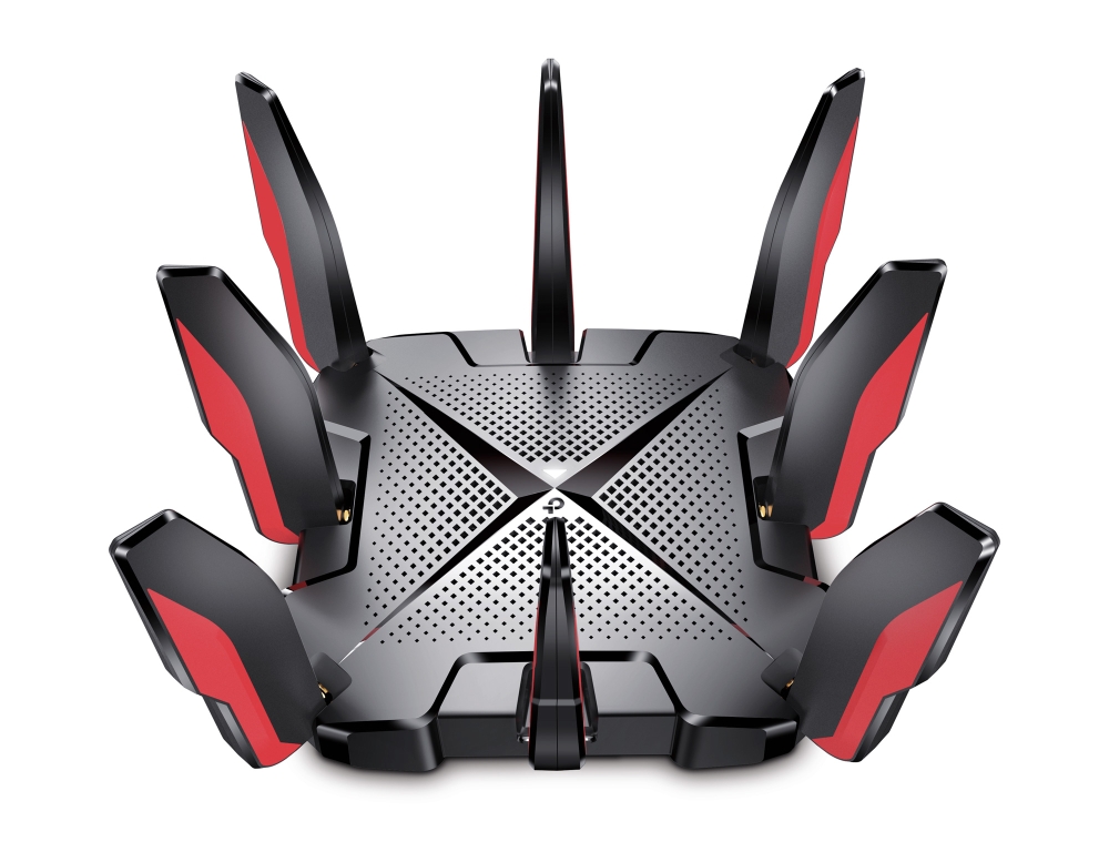 ROUTER TP-LINK wireless 6600Mbps,1 x 2.5 Gbps WAN/LAN, 1 x 1 Gbps WAN/LAN, 3 x Gigabit LAN si 2 x USB, 2.4 Ghz/5 Ghz dual band, 8 antene externe, WI-FI 6 "Archer GX90" thumb