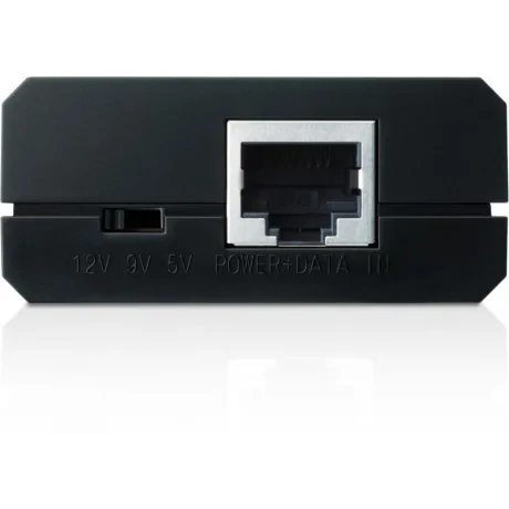 SPLITTER PoE TP-LINK 2 porturi Gigabit, compatibil IEEE 802.3af, alimentare 5V/12V, carcasa plastic &quot;TL-PoE10R&quot;