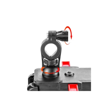 Suport Telefon pentru Bicicleta Lemontti Negru (rotatie 360 grade, prindere de ghidon)