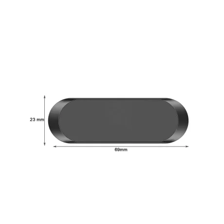 Suport Universal Lemontti Magnetic Negru (montat pe vehicul plat pentru tabloul de bord)