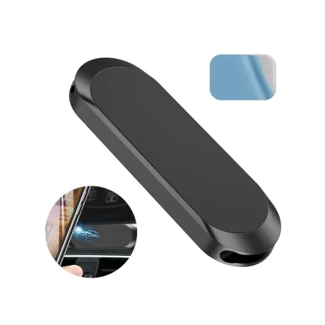 Suport Universal Lemontti Magnetic Negru (montat pe vehicul plat pentru tabloul de bord)
